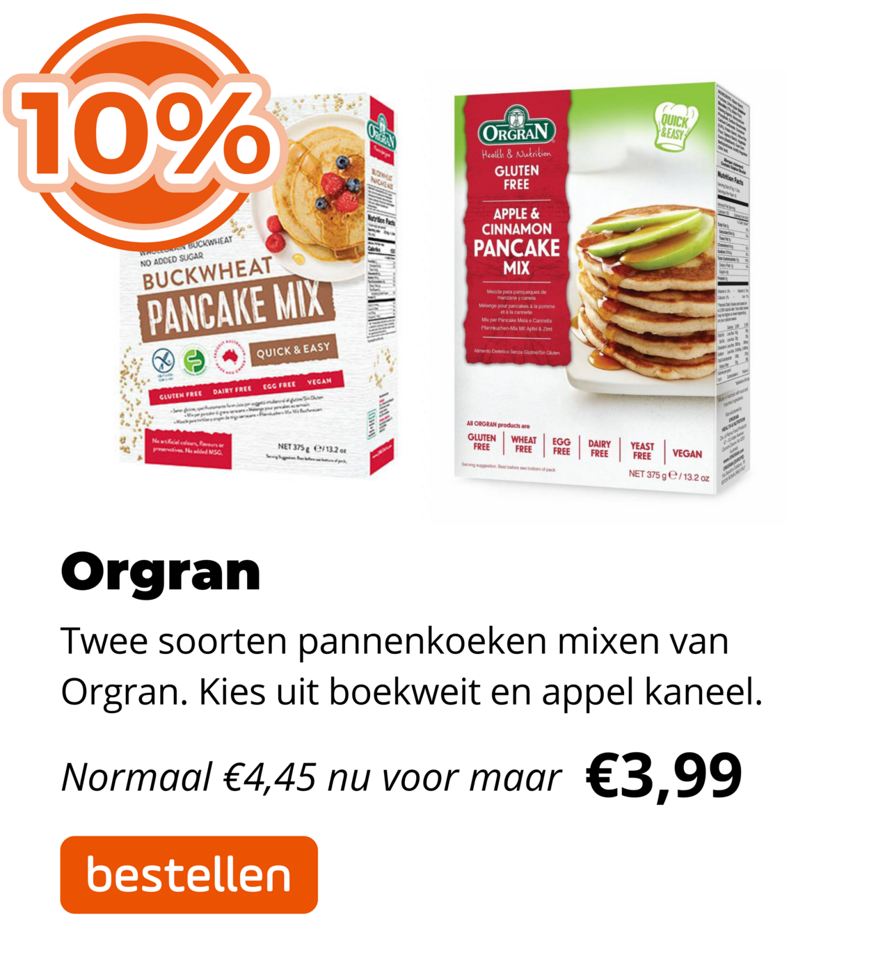 Orgran 10%