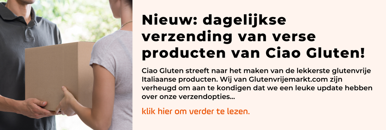 Ciao Gluten levering informatie