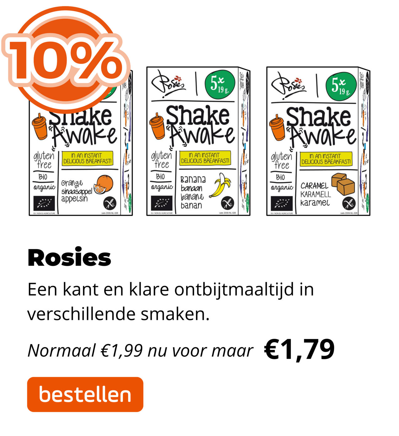 Rosies 10% korting
