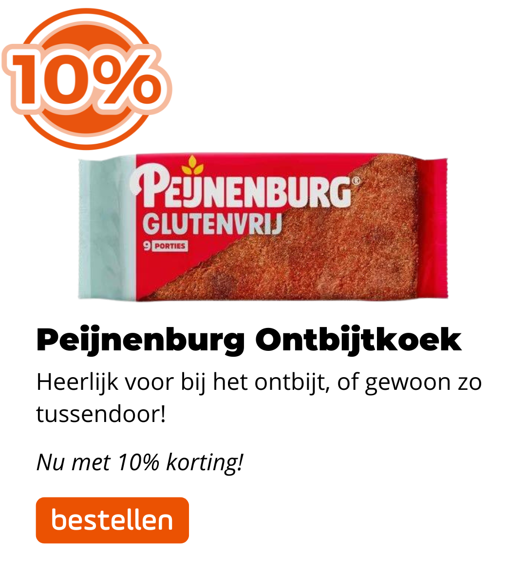 Peijnenburg Ontbijtkoek 10% korting