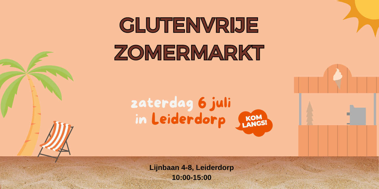 Zaterdag 6 juli: glutenvrije zomermarkt