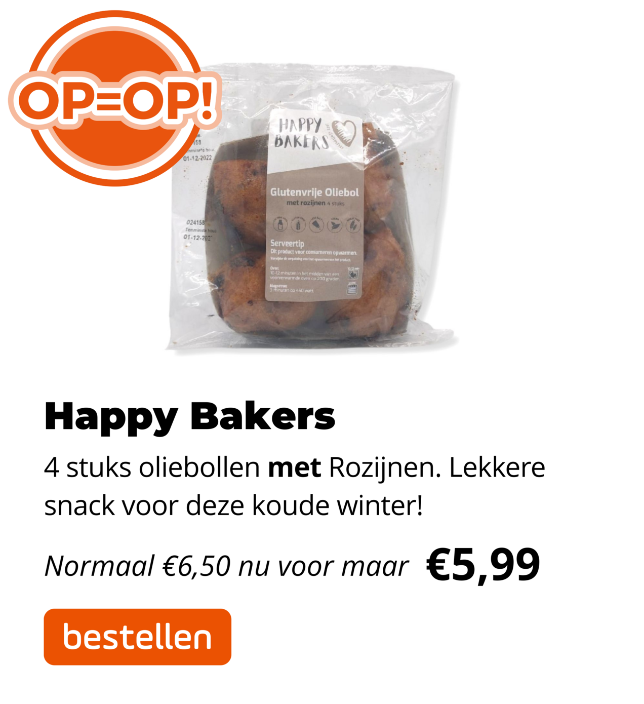 Happy Bakkers Oliebollen