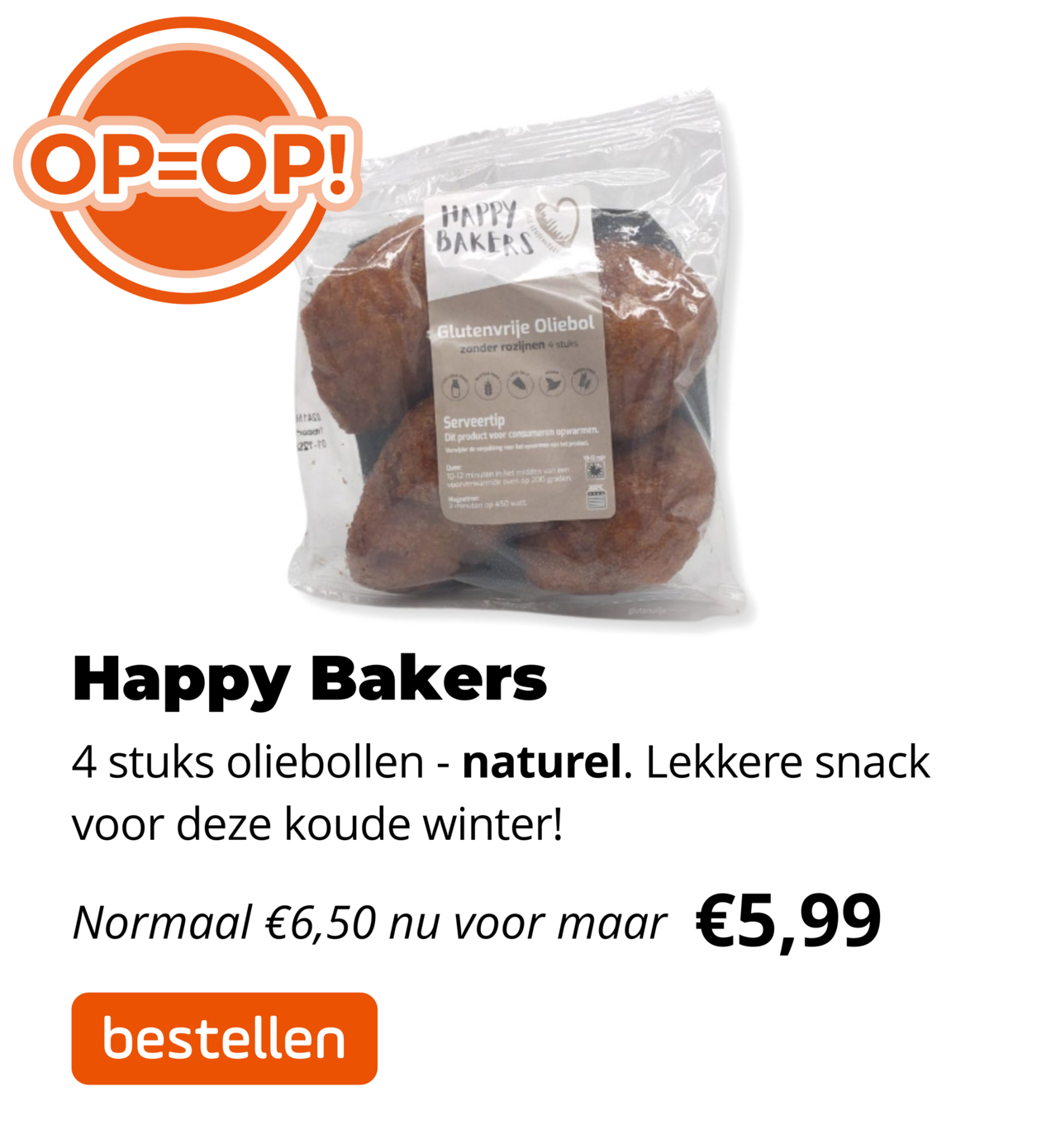 Happy Bakkers Oliebollen