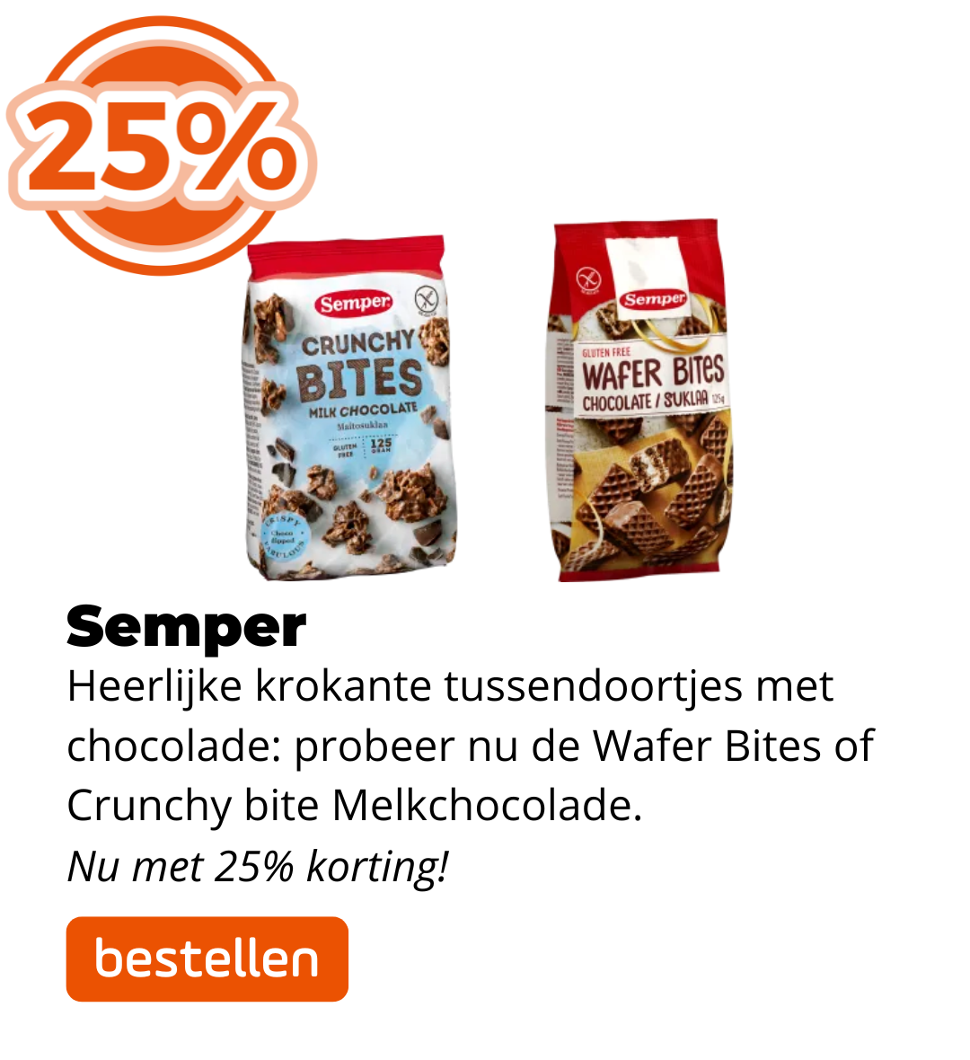 Semper Bites 25% korting