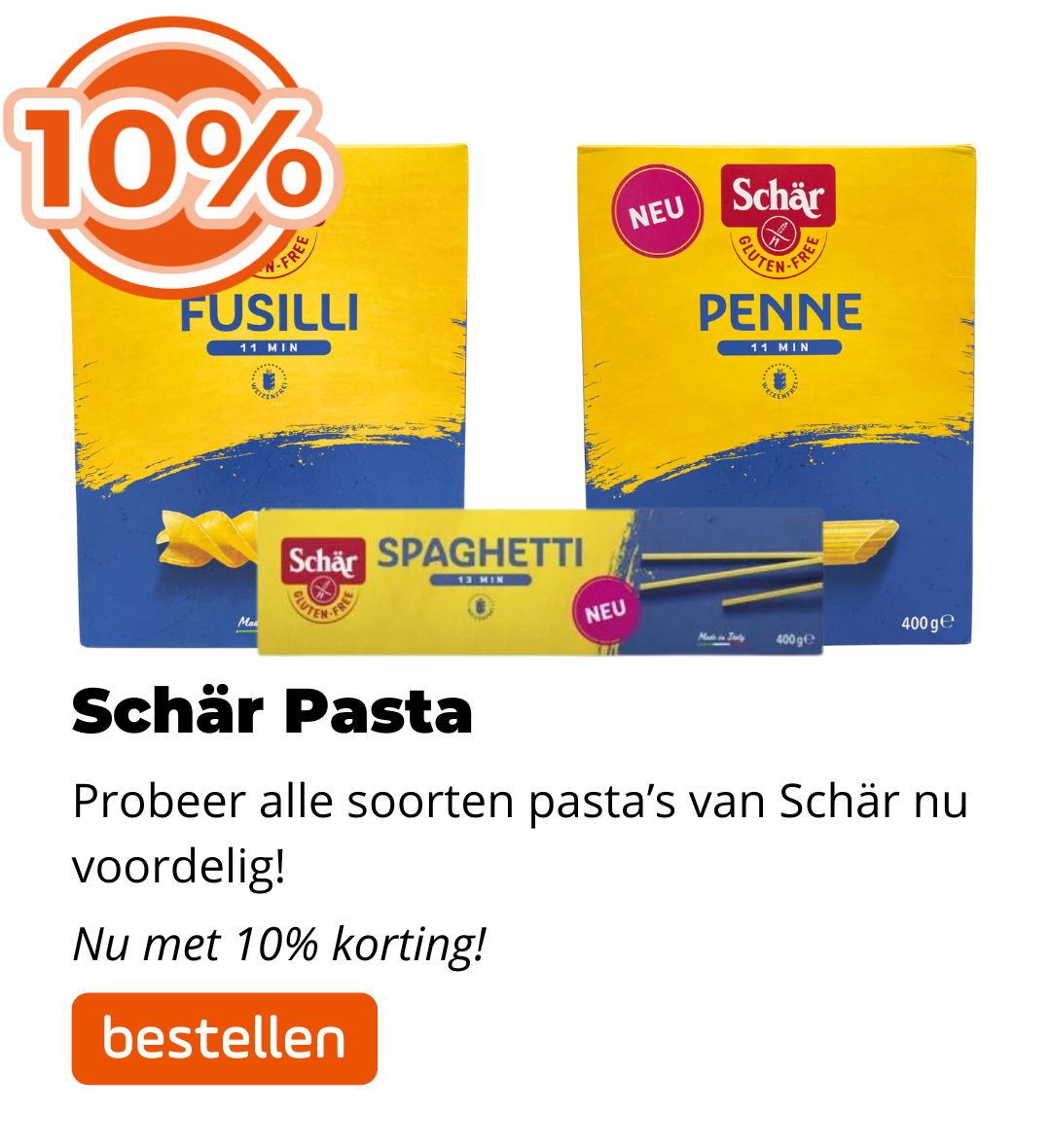 Schar Pasta 10% korting
