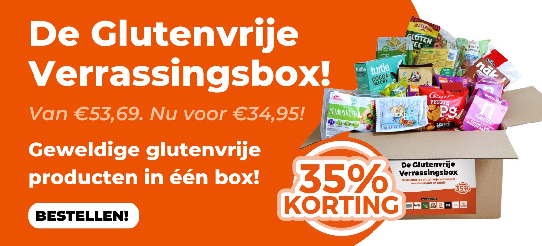Glutenvrije verrassingsbox 35% korting!