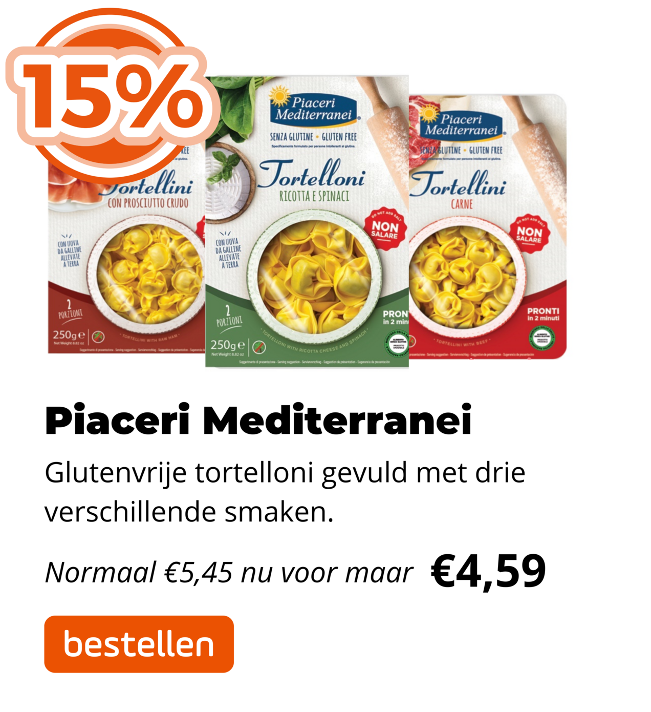 Piaceri 15%