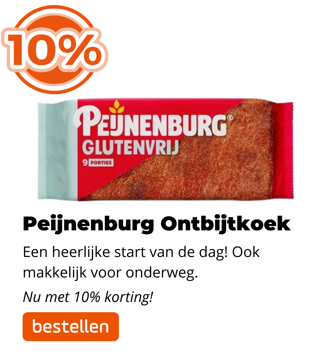 Peijnenburg Ontbijtkoek 10% korting