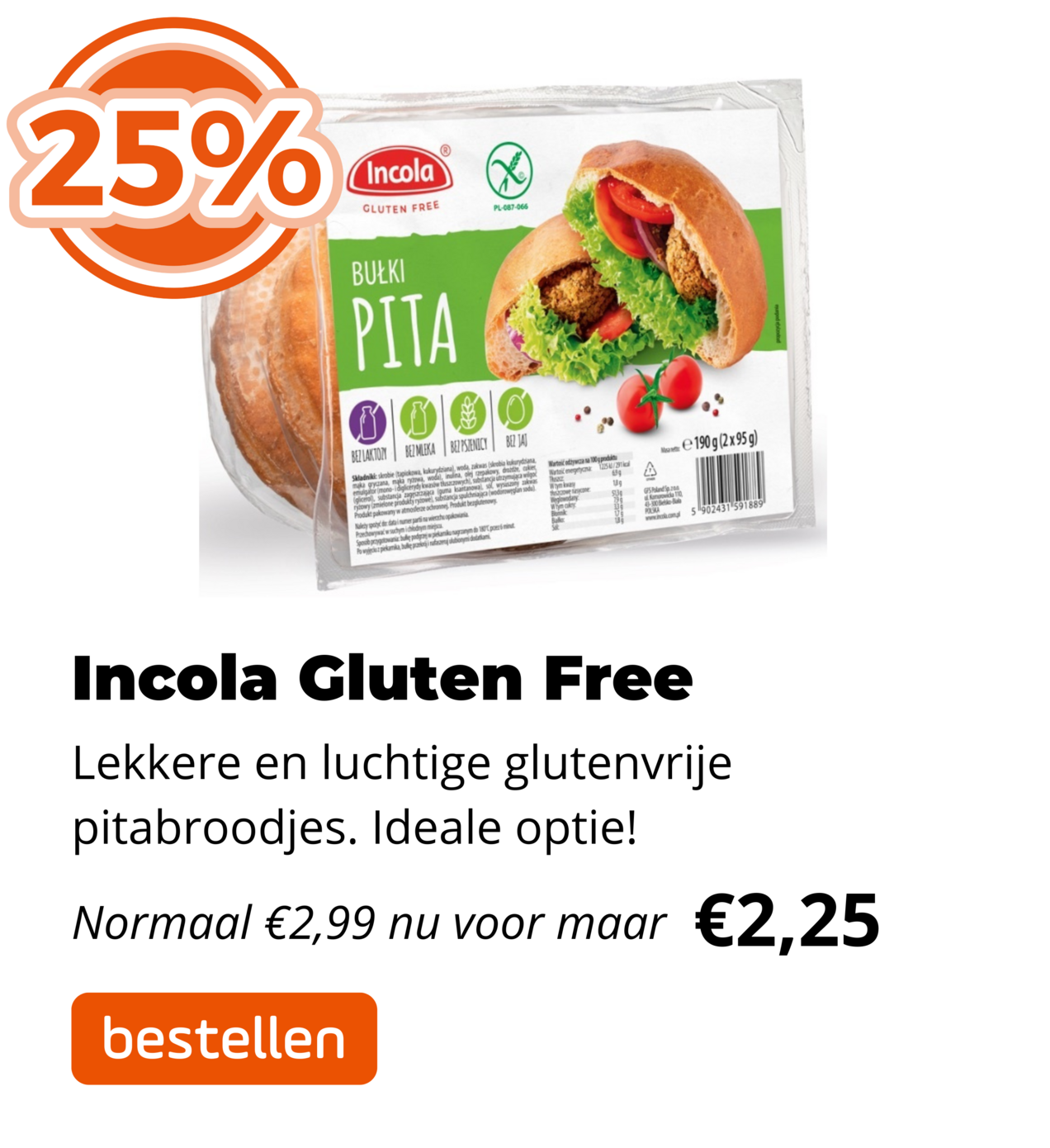 Incola 25%