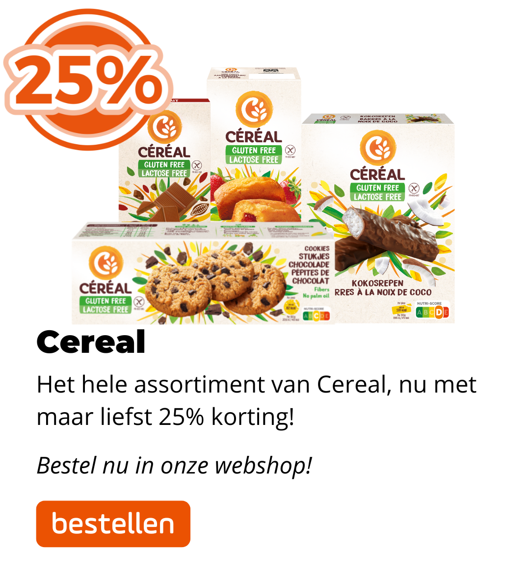 Alles van Cereal 25% korting