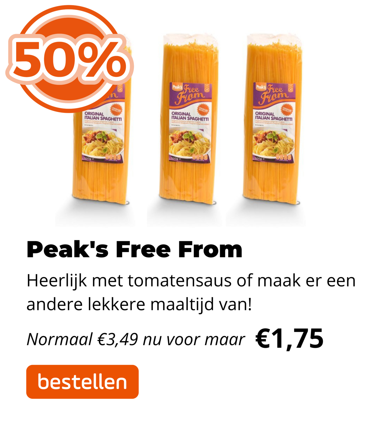 Peaks Free From 50%