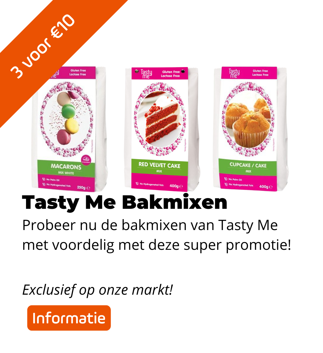 Nieuw: Tasty Me 3 voor €10