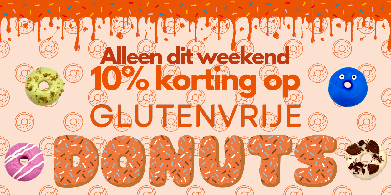 Weekend deal: 10% korting op donuts.