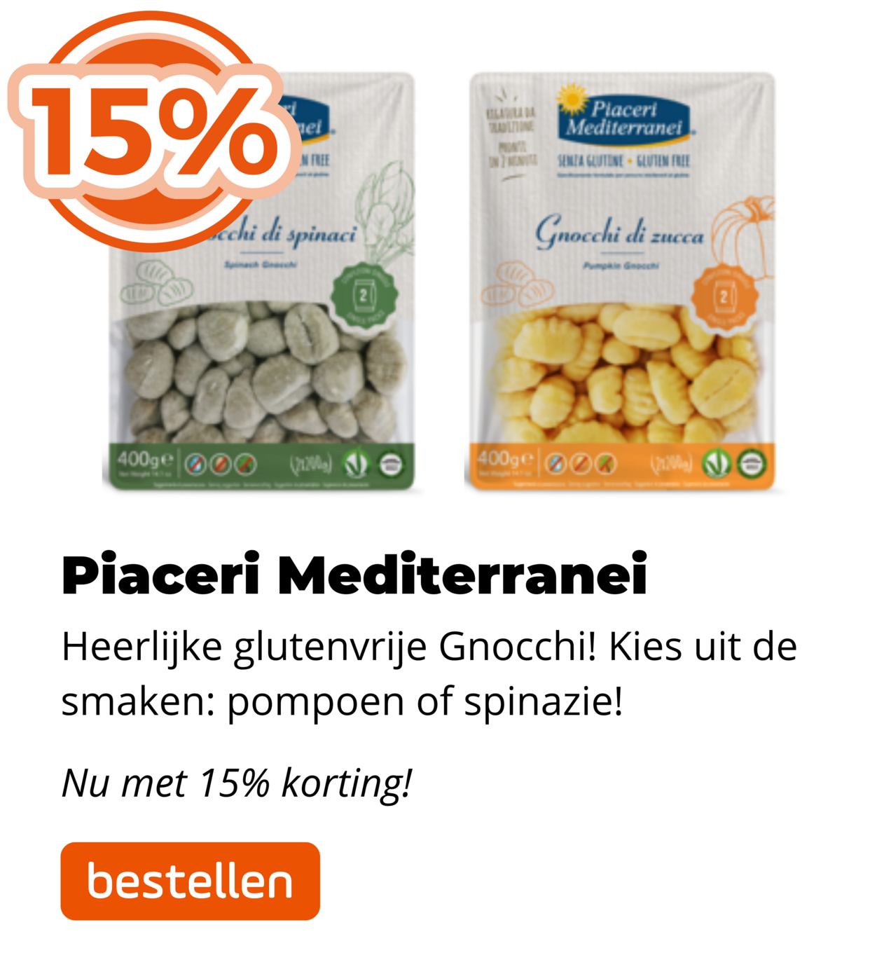 Piaceri 15%