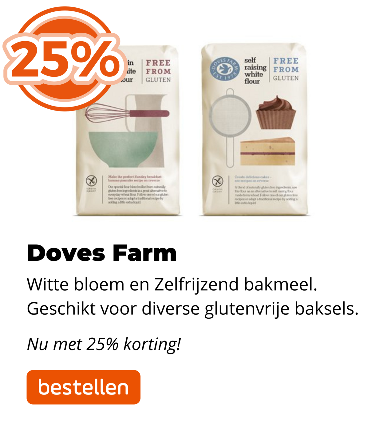 Doves Farm 25%