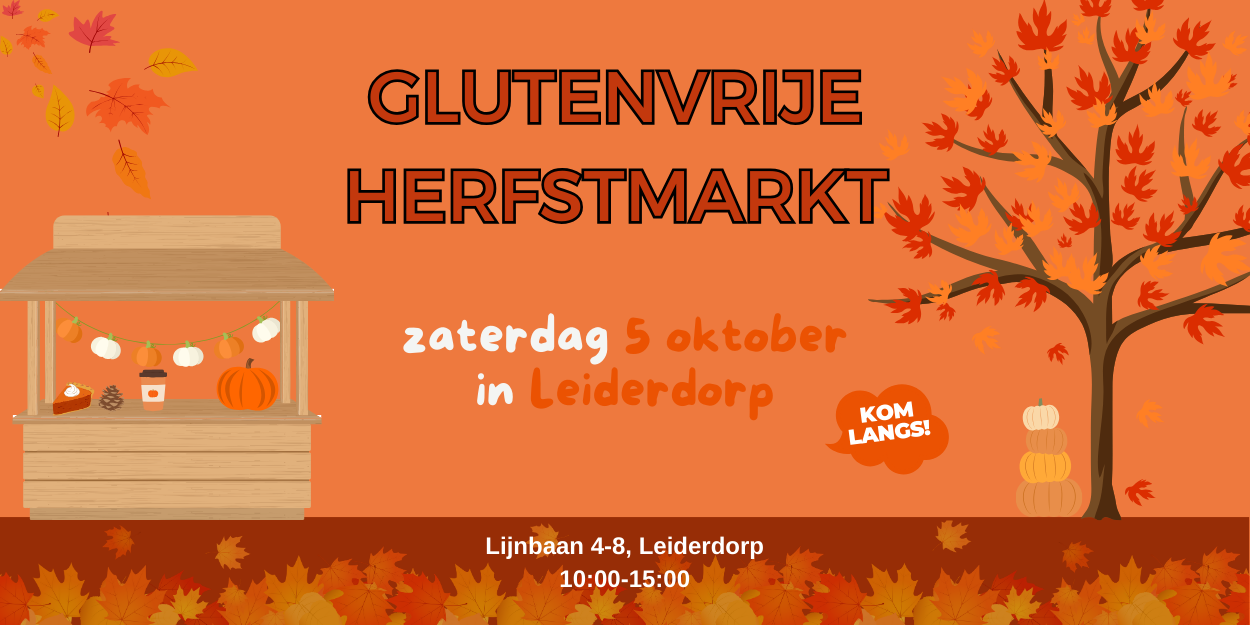 Zaterdag 5 oktokber: Glutenvrije Herfstmarkt