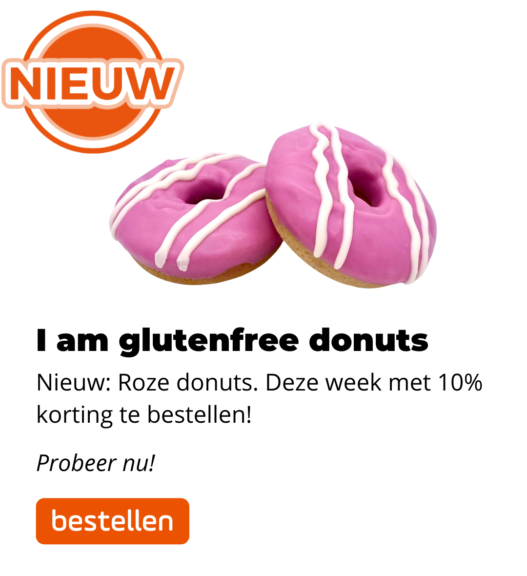 Nieuw: Roze Donuts