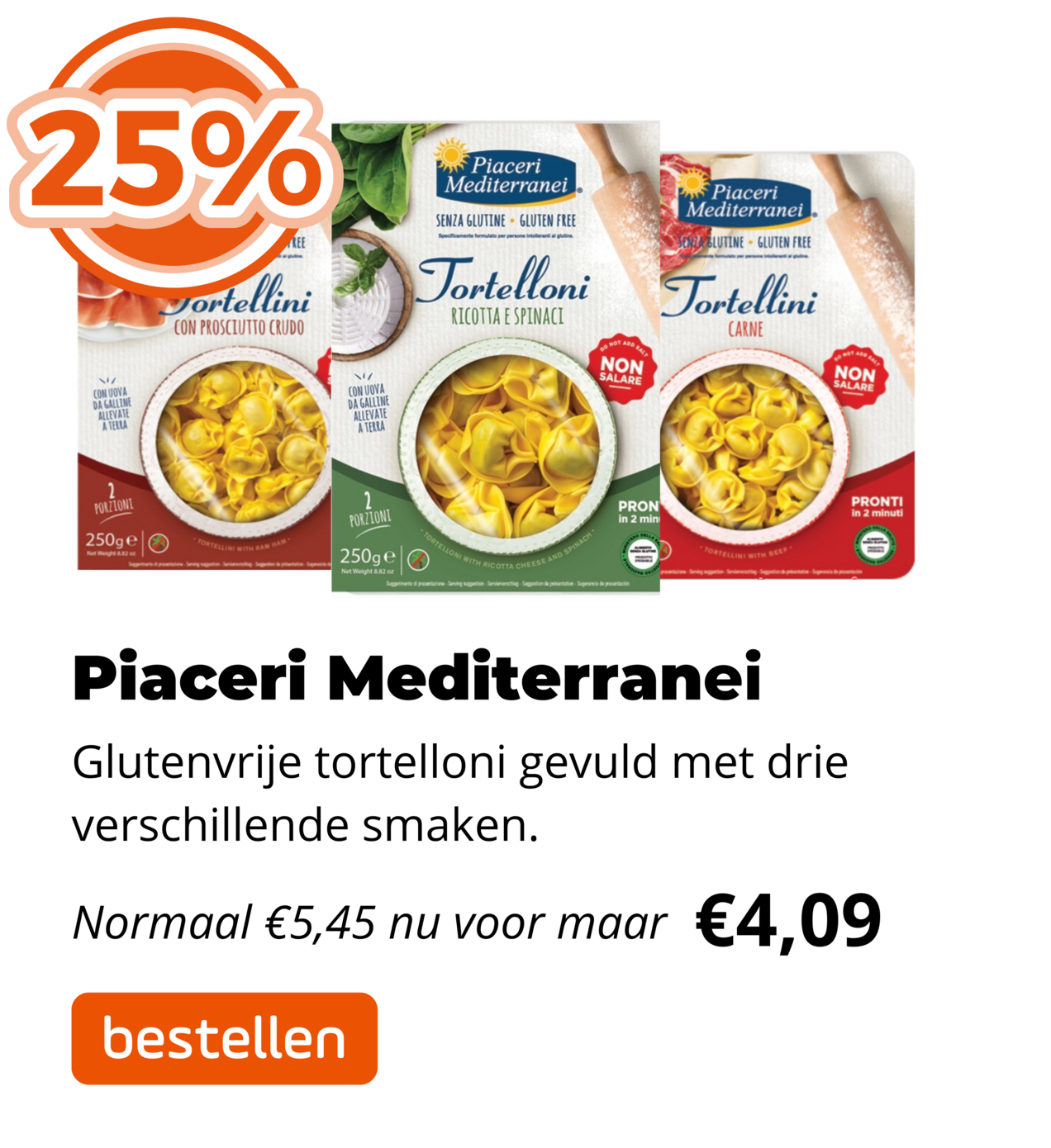 Piaceri 25%