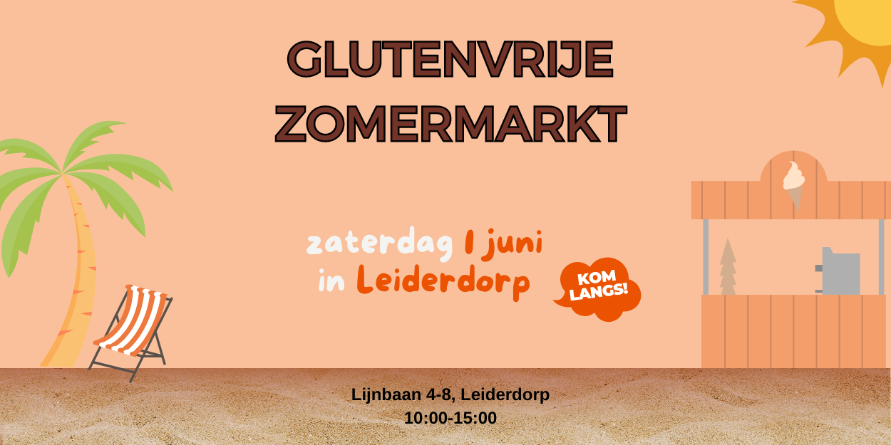 Aanstaande zaterdag: de Glutenvrije Zomermarkt!